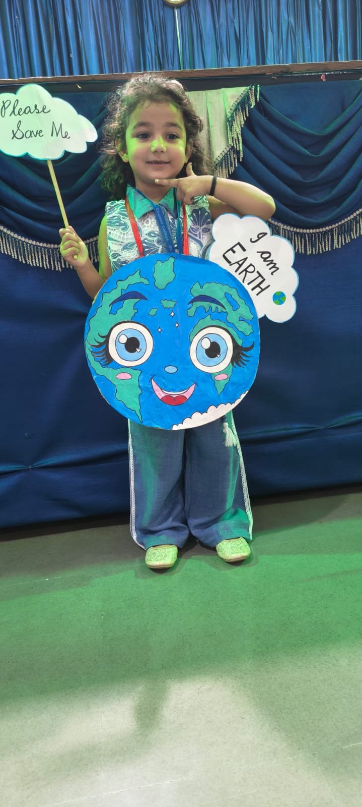 Earth Day celebration  By LKG and UKG