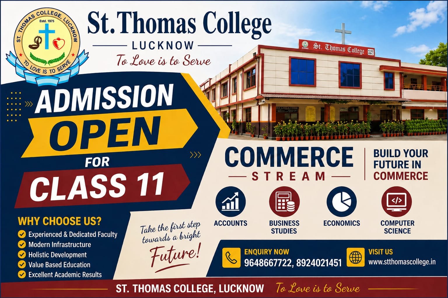 ADMISSION OPEN FOR CLASS XI (COMMERCE STREAM)